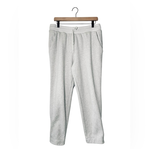 Athleta Cozy Karma High Rise Zip Pant Gray/White size Large - Picture 3 of 16